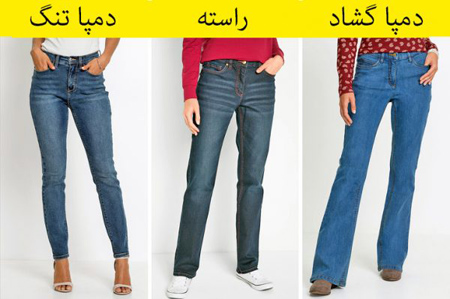 مناسب ترین شلوار جین, استایل های مناسب شلوار جین