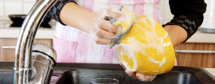 ضدعفونی کردن اسکاچ ظرفشویی