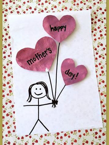 کاردستی برای هدیه روز مادر, کاردستی روز مادر, کاردستی برای تبریک روز مادر